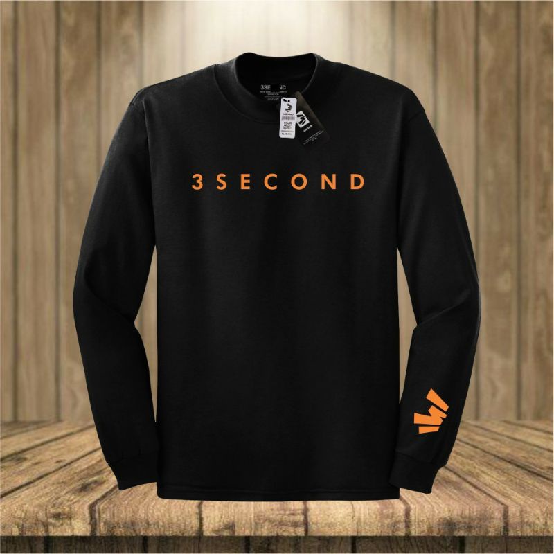 Kaos 3second Lengan Panjang Terbaru Terlaris Original