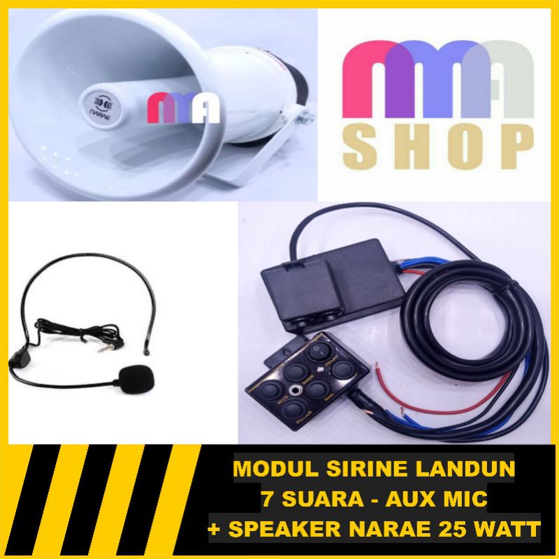 modul patwal landun aux mic set speaker toa narae