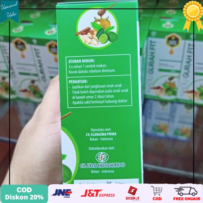 

◾COD◾ Madu GURAH FIT Madu Herbal Alami Untuk Atasi Asma Sesak Nafas Batuk