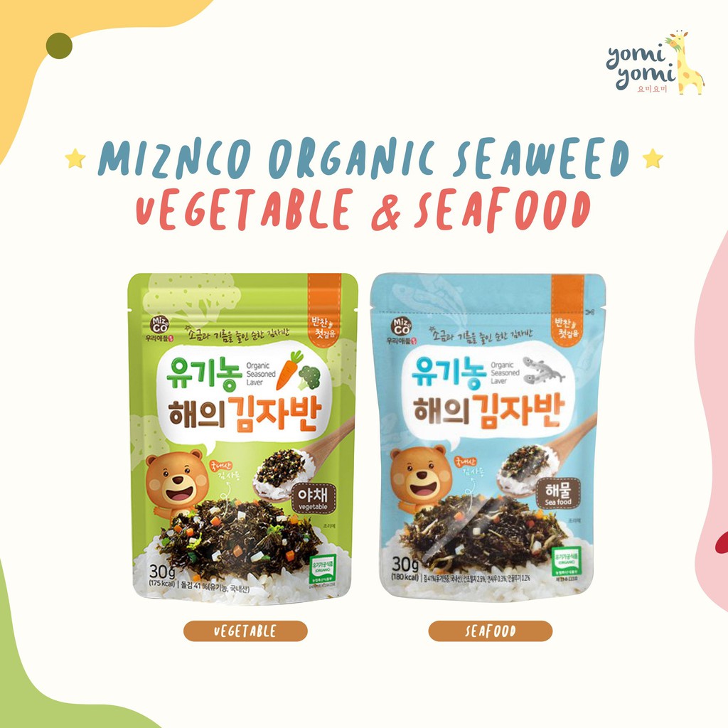 Seasoned Seaweed/Seasoned seaweed veggie/Seasoned seaweed seafood/Seaweed Snack for kids