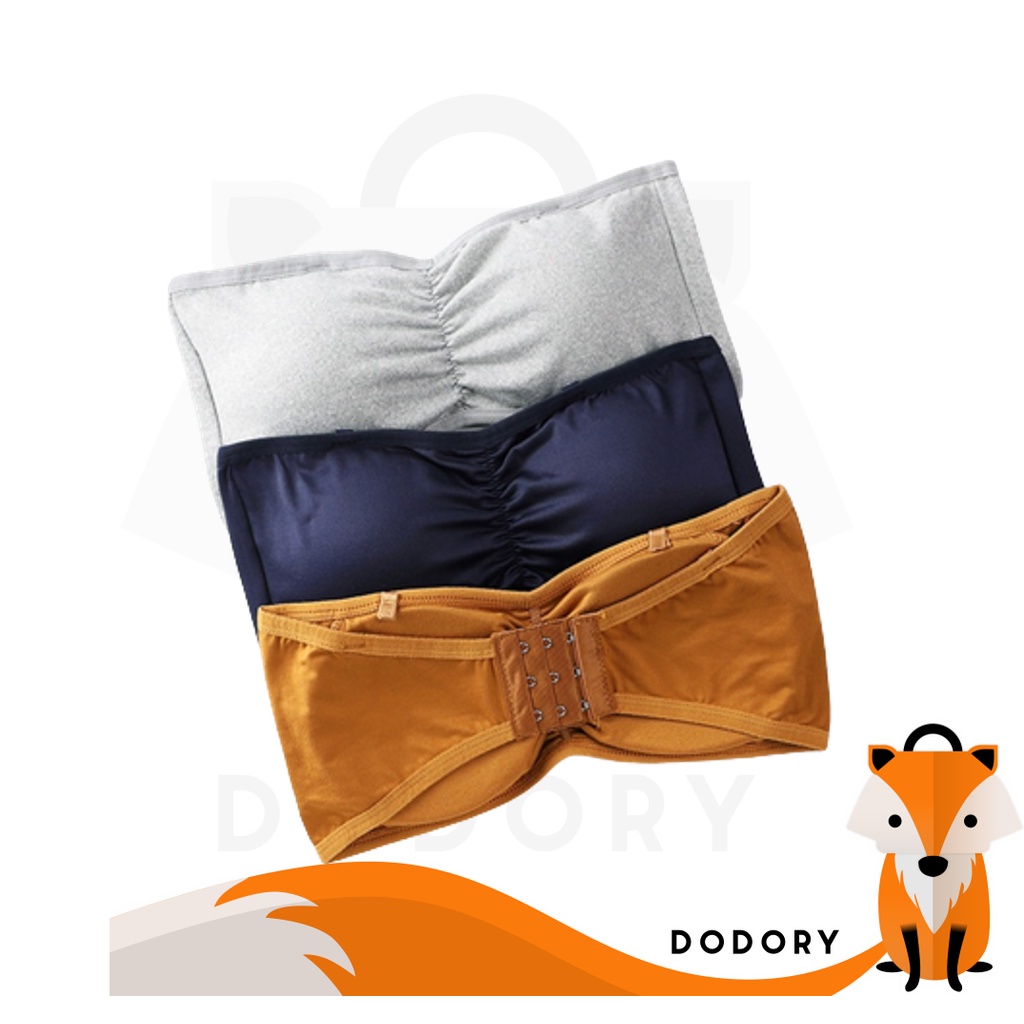 DODORY  BRA537  Bra Kemben motif serut Pakaian Dalam Wanita Kemben Bandeau Crop