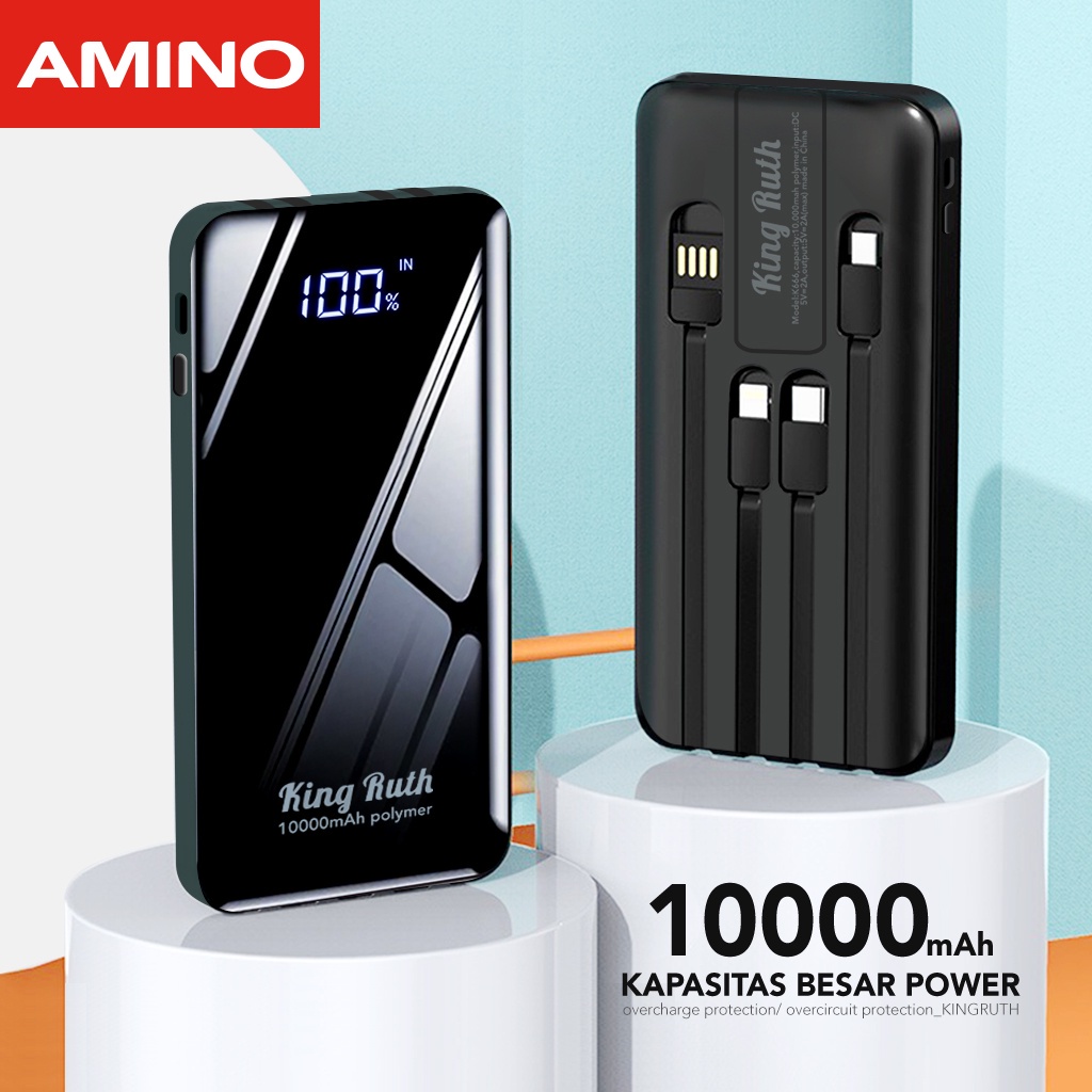 Power Bank Bisa COD PROMO Terbaik Terbaru Terlaris Mini P0M1 Fast Charging Murah King Ruth K666 Powe