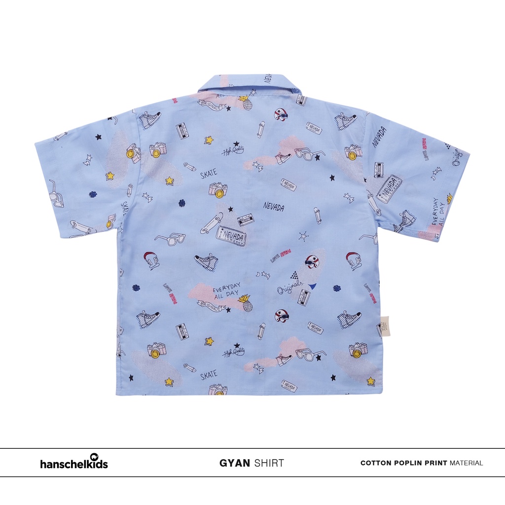 Hanschelkids - Gyan Shirt  ( Kemeja Anak | Unisex 1-12 Tahun )-2