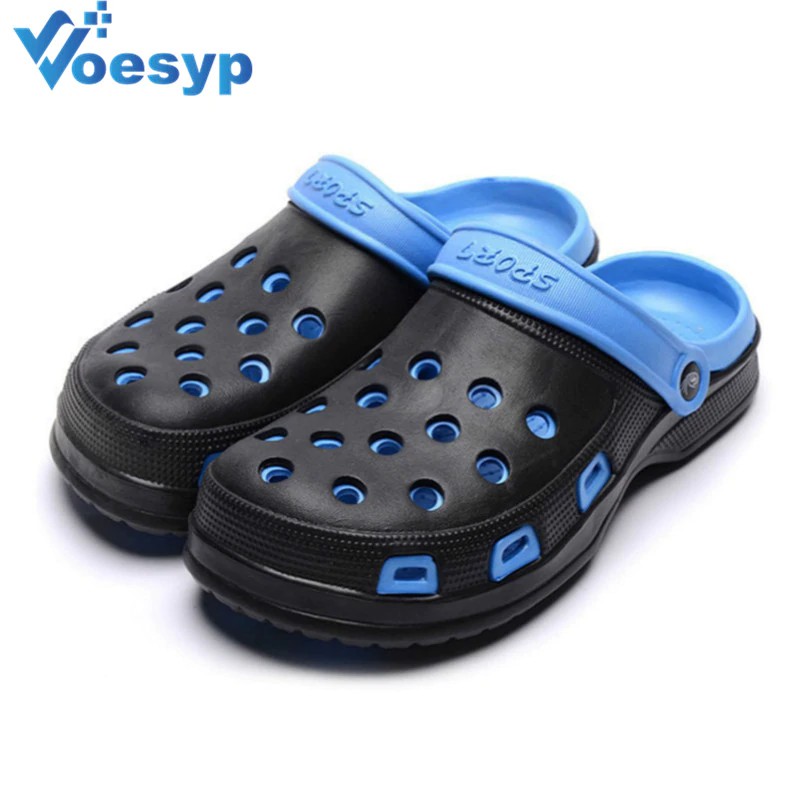 men's beach sandals hollow shoes