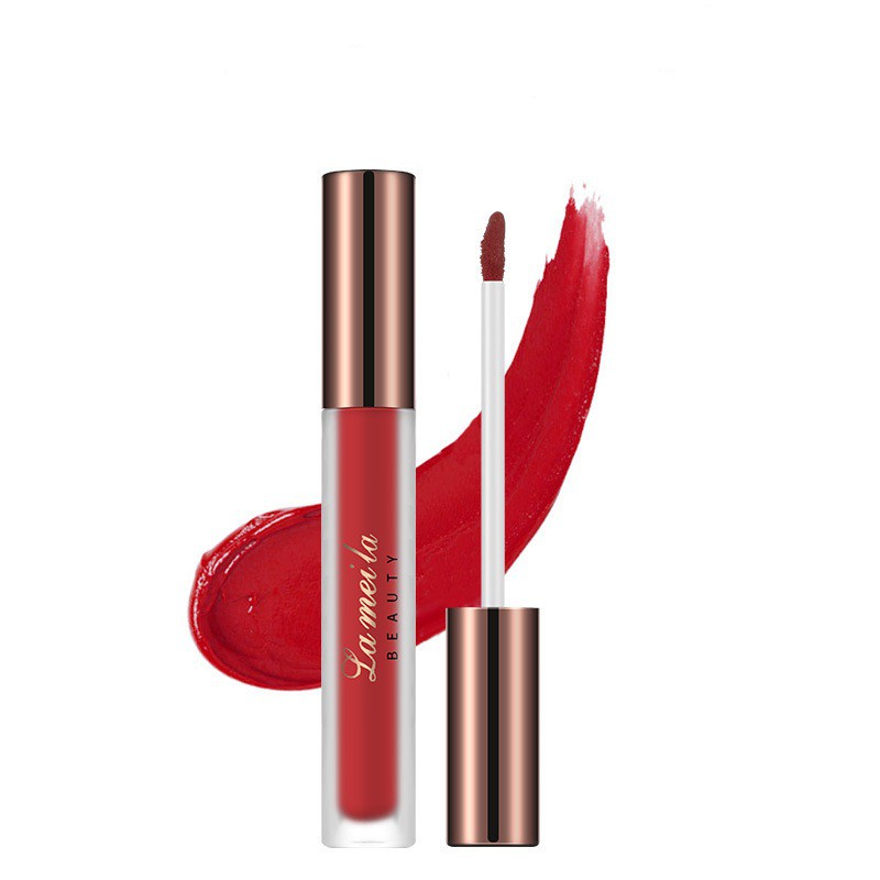 GIRLSNEED77 - LAMEILA 1029 SILKY LIP GLAZE - Lip Gloss Velvet Matte Lipstick Murah Pelembap Bibir Medan Lipcream Lameila Girlsneed GROSIR ECER BERKUALITAS