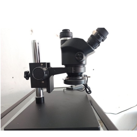 MICROSCOPE TRINOKULAR GSM SCOURS S7050-B1&amp; B3+ LAMPU LED ORIGINAL