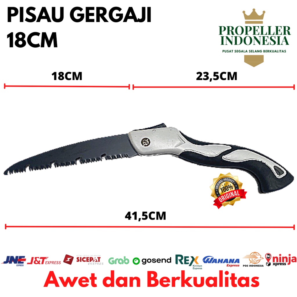 Pisau Lipat Gergaji Kayu Perkakas Mata Pisau 180mm 210mm 250mm 300mm-18cm / 180mm