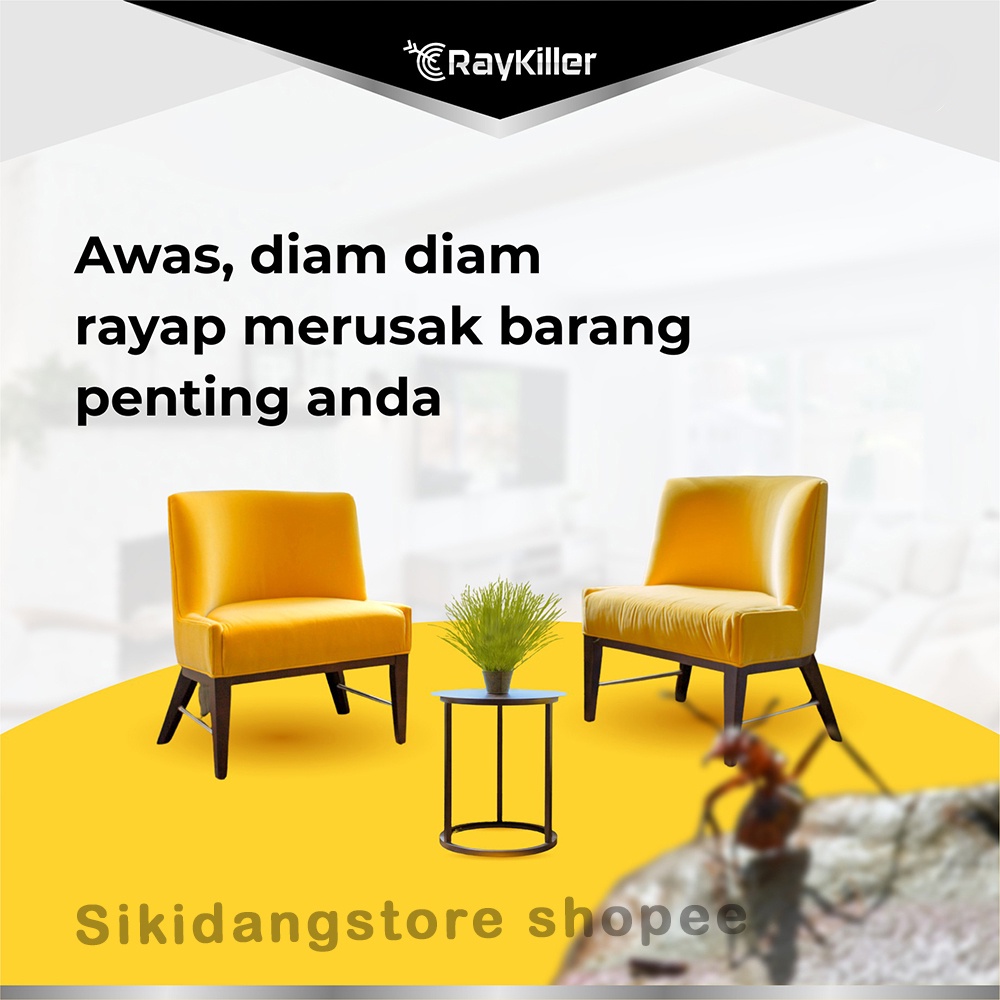 RayKiller Obat Pembasmi Rayap Khusus Furnitur Rumah Original Bergaransi