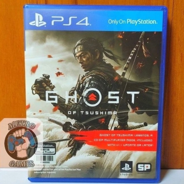 Ghost of Tsushima PS4 Directors Cut Kaset Ghost of Tsusima PS4 PS5 Playstation CD BD Game Games GOT Director's cut Director cuts Samurai jin sakai ghosts susima Region 3 Asia Reg 3 Reg3 games ps 4 ps 5 dlc iki island