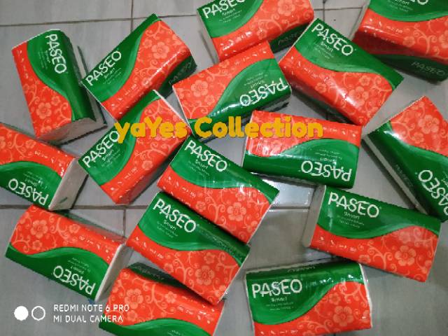 Paseo 250 tisu kering wajah tissu facial tissue soft smart berkualitas higinis lembut kuat keluarga