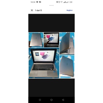 LAPTOP SECOND ASUS TOUCHSCREEN RAM 4GB HDD 500GB