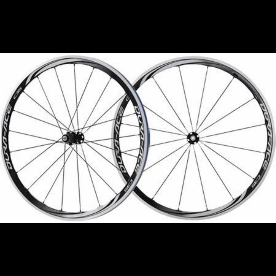 Wheelset Shimano Dura Ace WH-9000 C-35 Carbon Alloy Rim brake QR