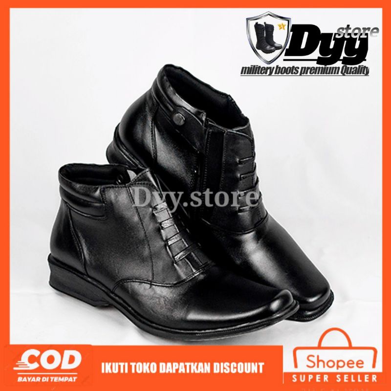 Sepatu Pdh Asli Kulit Sapi Termurah dan Terbaru - Sepatu Pdh Polisi Tni Security - Sepatu Pdh Tali M