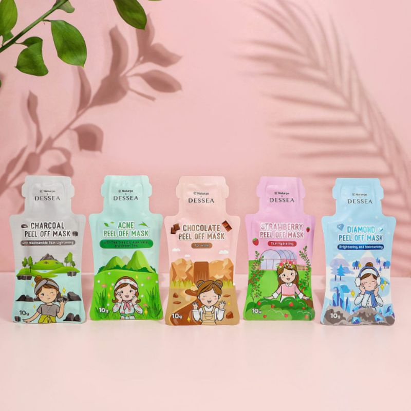 (BPOM-free Gift) PEEL OFF MASK masker wajah praktis langsung pakai by NATURGO DESSEA