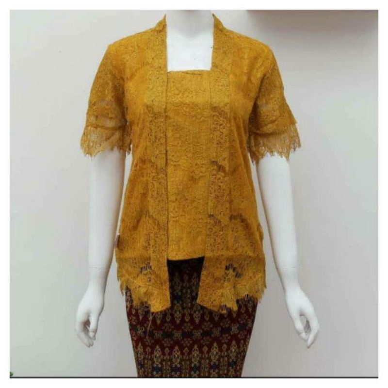 Kebaya kutubaru wardah//kebaya kutubaru brukat pendek/kutubaru modern