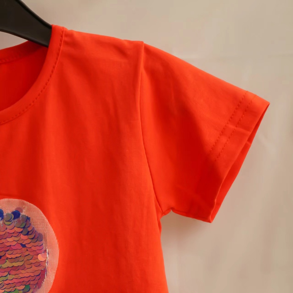 KF CAT Baju Anak Perempuan Setelan Motif Mickey Mouse + Rok Lucu Bahan Cotton Import Fashion Trendy-8