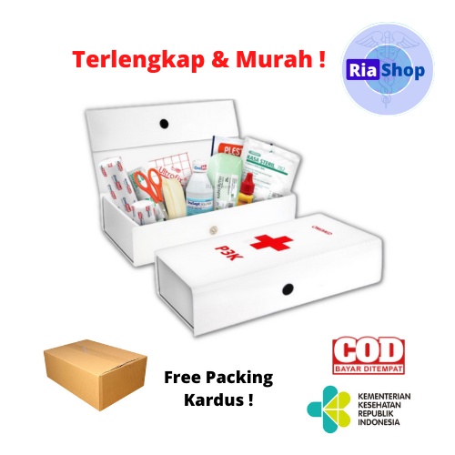 Jual KOTAK P3K + ISI LENGKAP ONEMED | P3K MOBIL | FIRST AID KIT | P3K ...