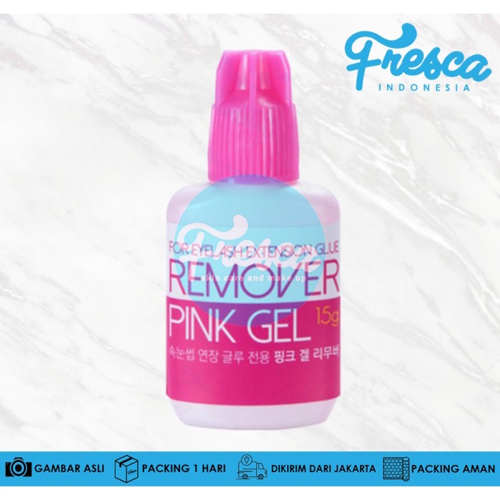 

Remover Gel Glue Clear Pink Eyelash Extension 15G Penghapus Lem Lashes