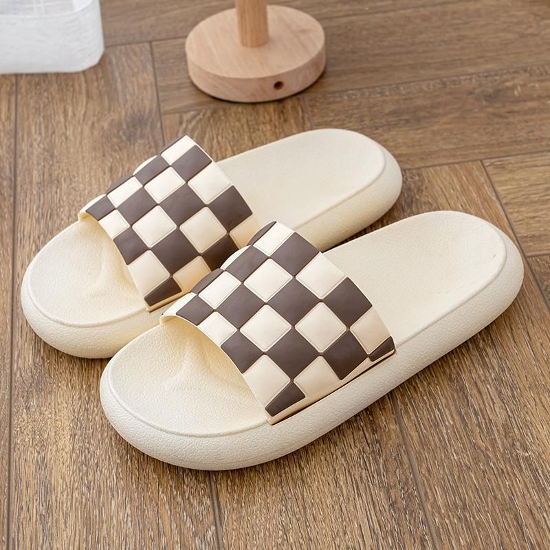 Sandal Slop EVA pria wanita Kotak Catur Import High Quality