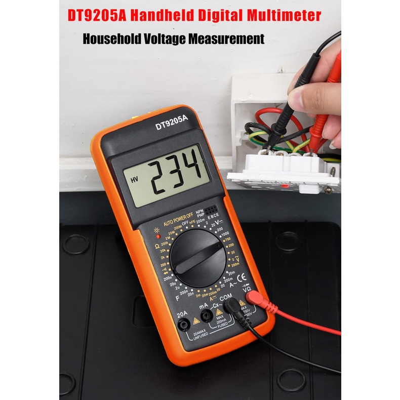 Terlaris  Multimeter Digital Paket Lengkap Dan Murah ASLI ADA BUZZERNYA MULTITESTER DIGITAL / MULTIM
