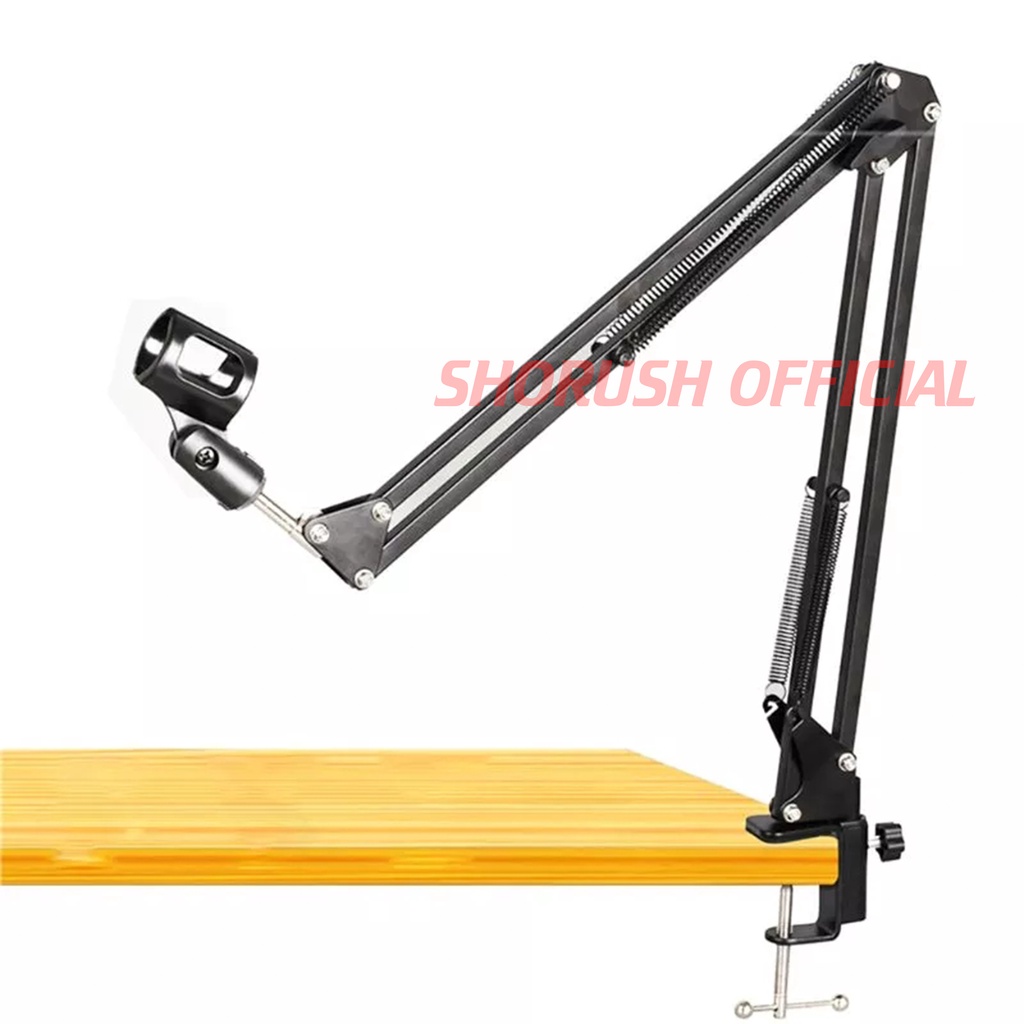 Shorush Arm Stand NB-35 Suspensi Mikrofon Stand mic BM800 BM700 Jepit Meja Stand Lipat Suspension Microphone