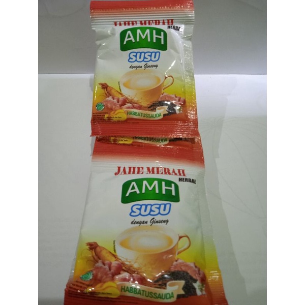 

Jahe Merah AMH Susu Herbal || 1 renceng