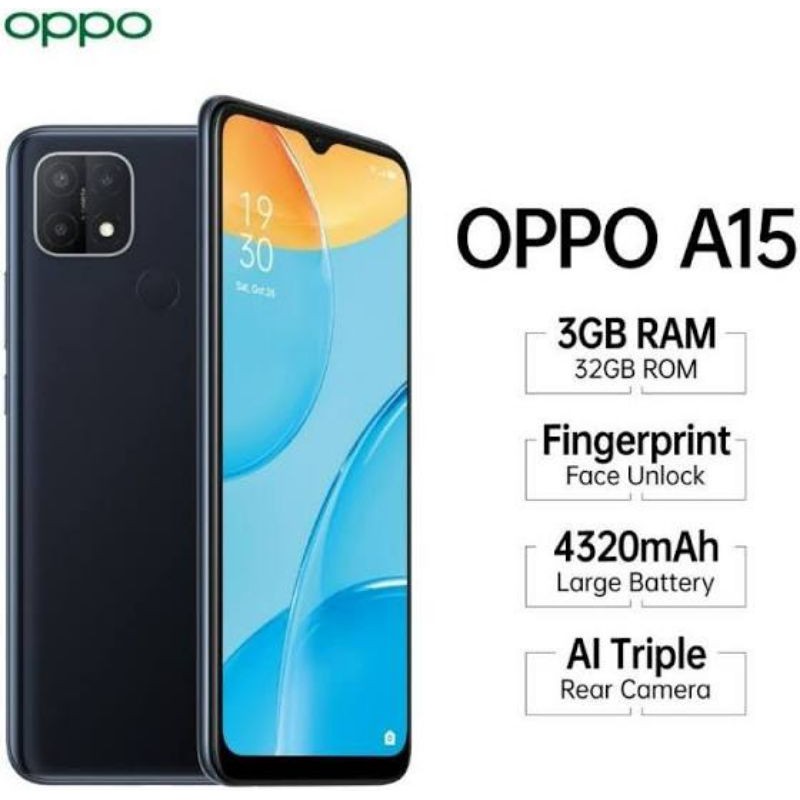 Oppo A15/A15S/A12/A11K/A53/RENO 4f/RENO5 RENO 5 5G 3/32 4/64  6/64 8/128Garansi Resmi