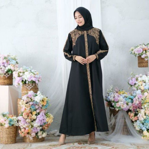 Fathin Dress - Gamis Madina - Gamis Toyobo - Gamis Bordir - Gamis Tanahabang - Tanahabang Collection