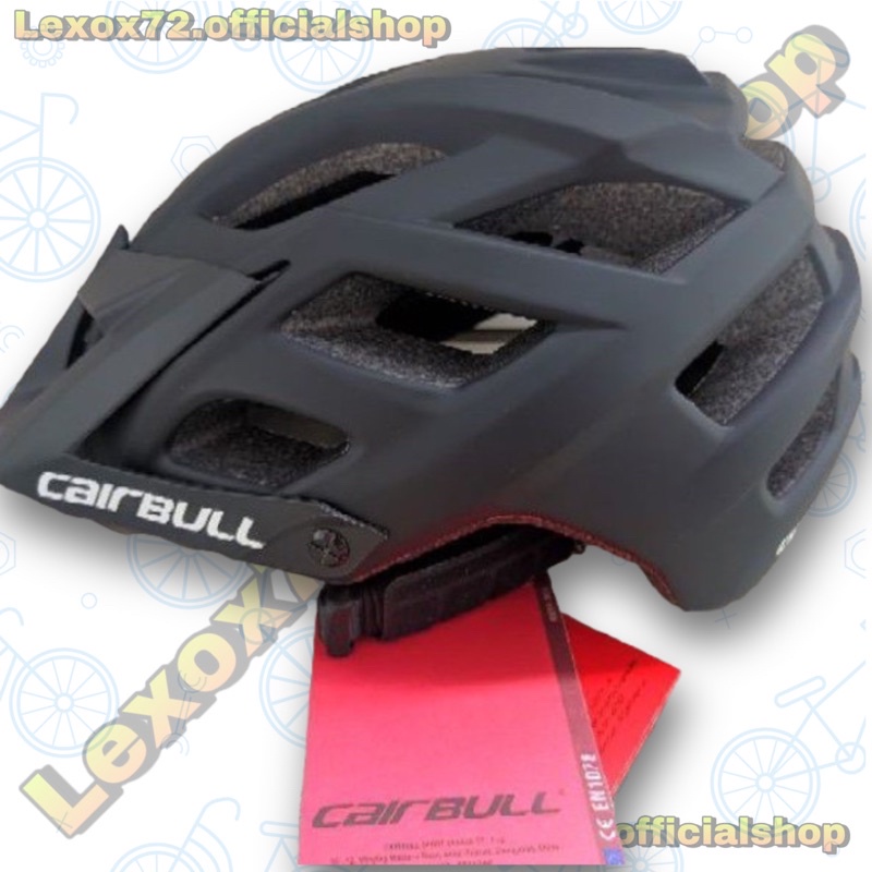 helm sepeda cairbull _ mtb trail xc eps foam - hitam/orange