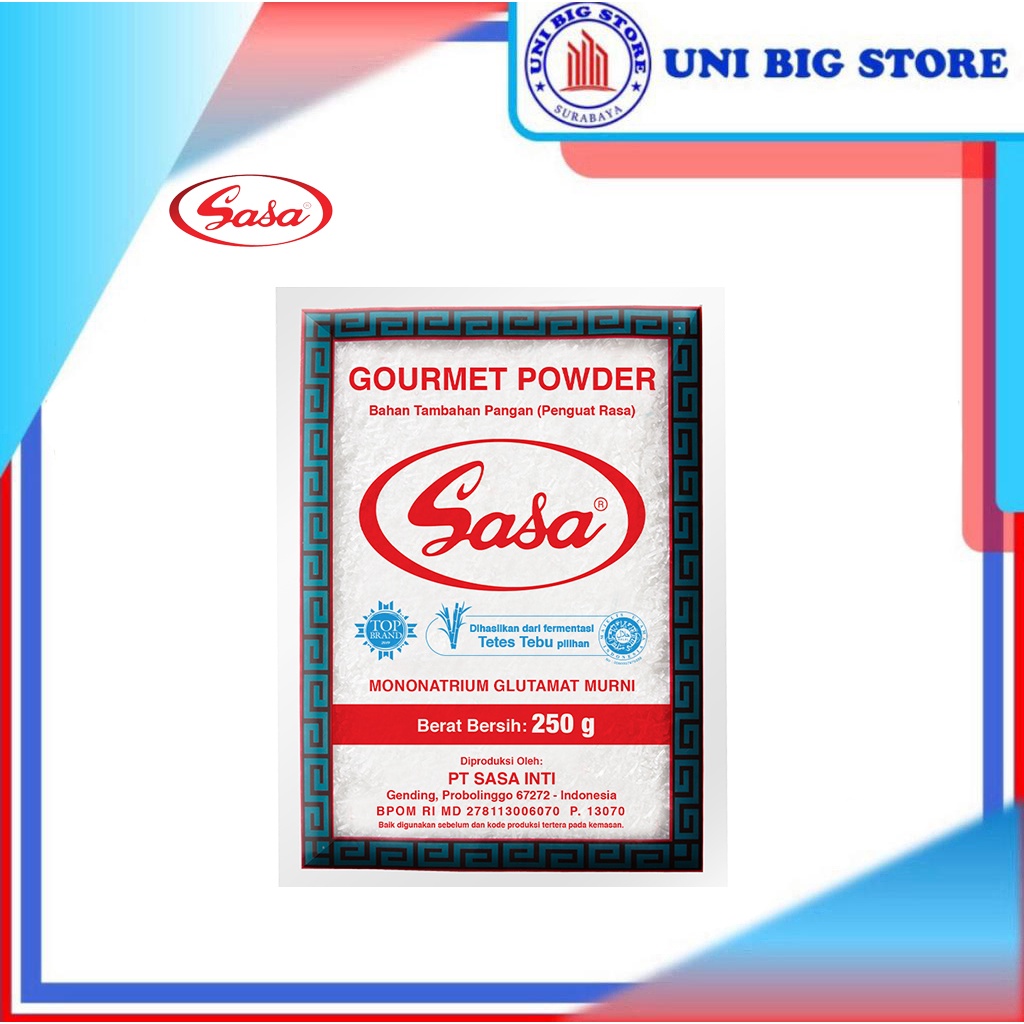 

Sasa MSG Micin Vetsin MNG Gourmet Powder Vitsin Penyedap Rasa 250 gr