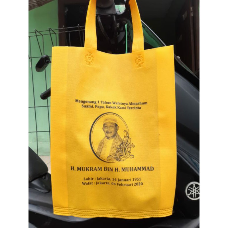 tas Mengenang 40,100Hari Tas Spundbond Tas sembako Tas Promosi Tas Seminar Tas Event Tas tahlilan
