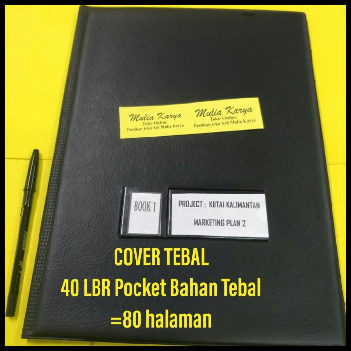 

Clear Holder 40 Lbr Map Dokumen Cover Tebal Motif Kulit Plastik Tebal
