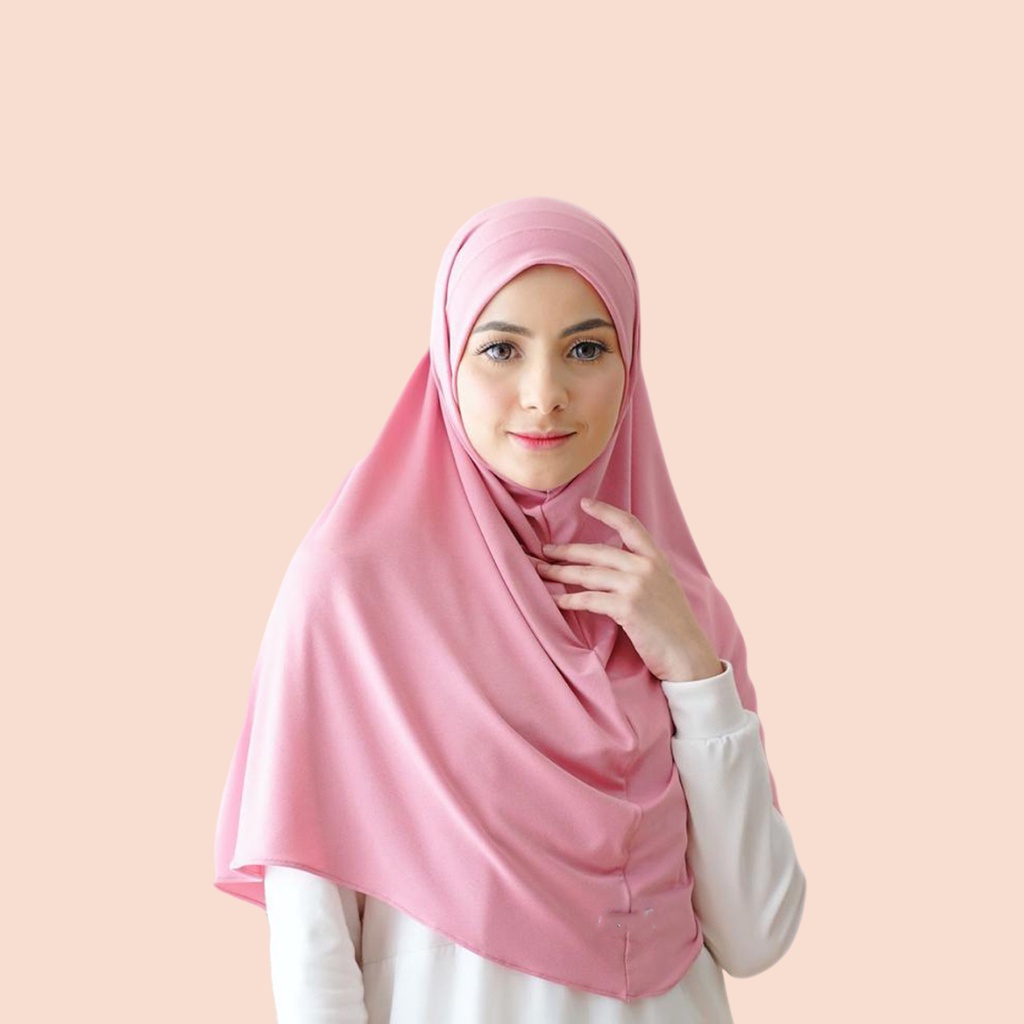 Alny Hijab - Aida hijab bergo jersey premium / jilbab instan