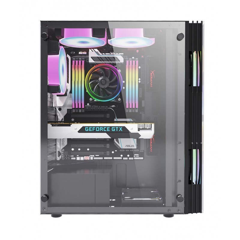 VURRION SHOGUN - Mid-Tower Gaming PC Case|Casing PC|Tempered Glass