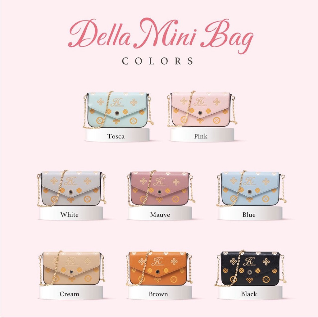 JIMS HONEY DELLA SLING/HAND/SHOULDER BAG TAS SELEMPANG/BAHU/TANGAN/JINJING CLUTCH WANITA MEWAH ELEGA