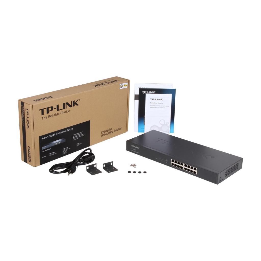 TPLink TL-SG1016   Switch Hub 16 Port Gigabit UNmanaged Rackmount Metal Case TP-Link