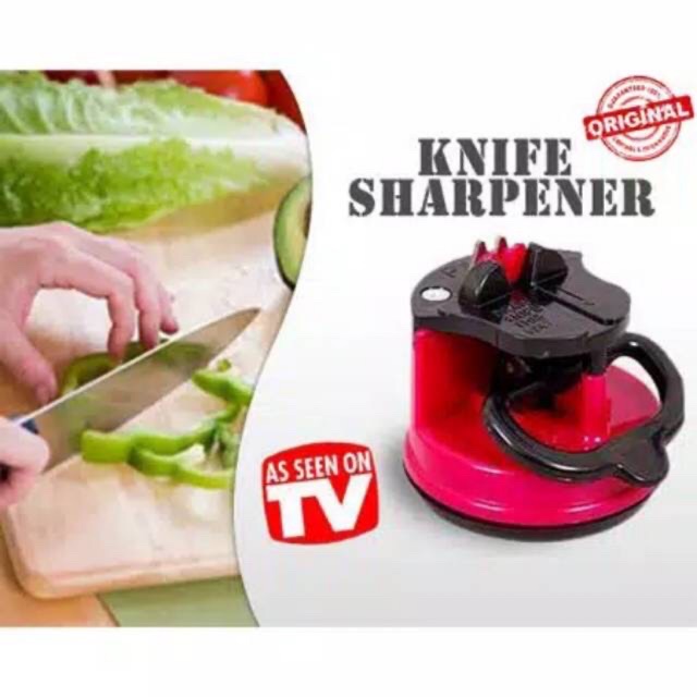 WJ849 Asahan Pisau Dan Gunting Serbaguna Knife Sharpener With Sunction Pad