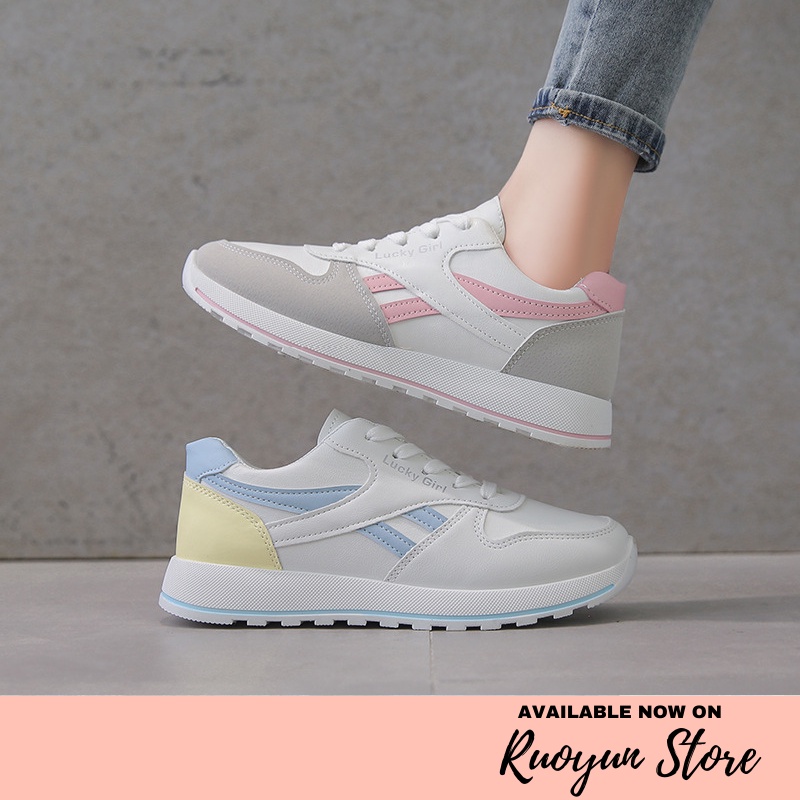 RYX - Cloud Pastel Sepatu Sneakers Wanita Fashion Casual / Olahraga - Ori Import