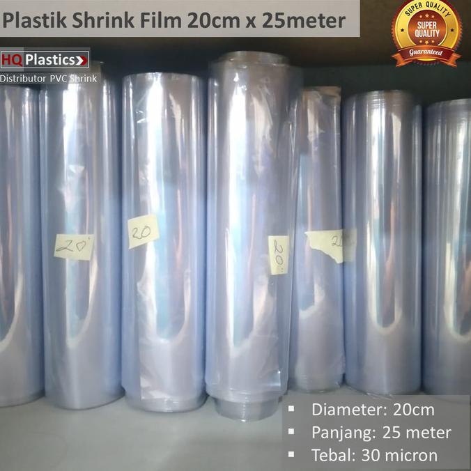 

paling diminati] Plastik Segel 20cm x 25Meter (Shrink Film/Plastik Shrink/Heat Shrink)