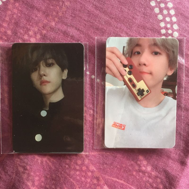 official photocard album baekhyun exo citylight day night ver original pc city light