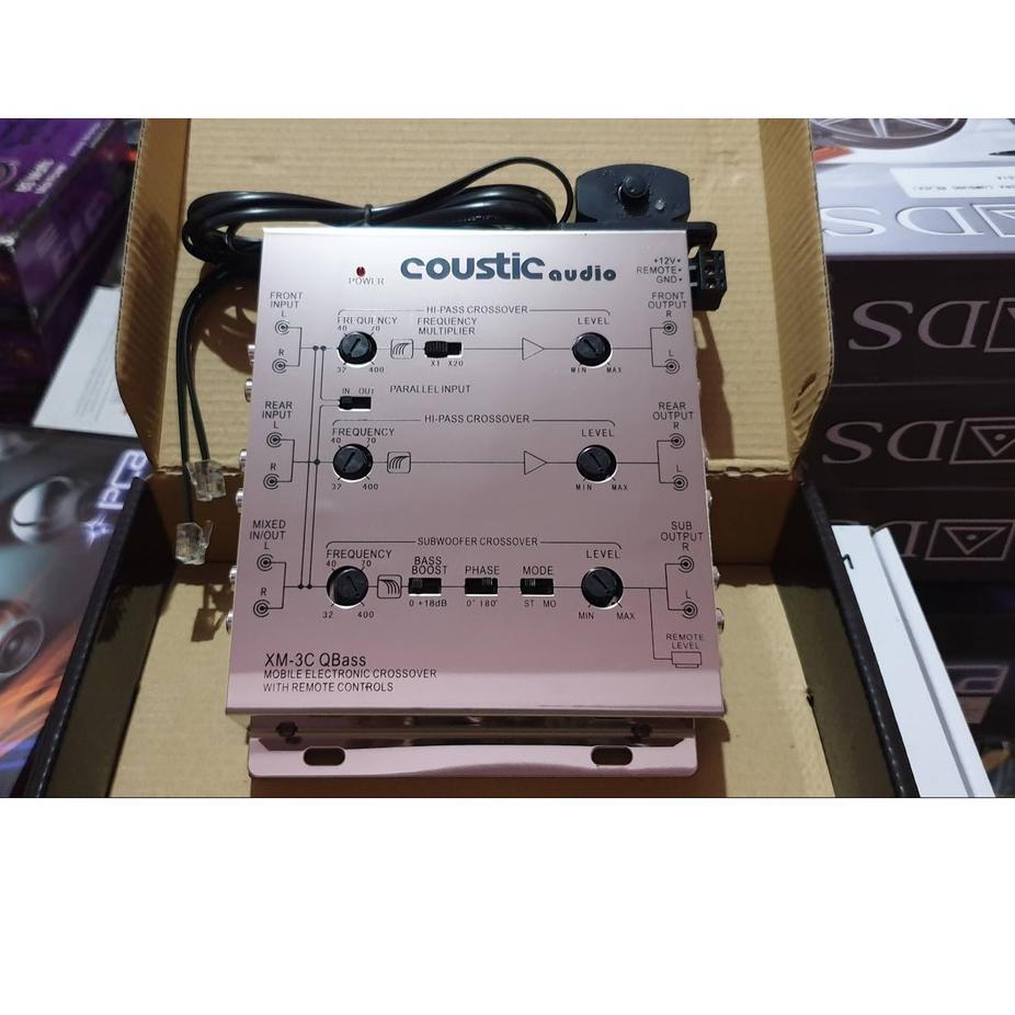 Special - CROSSOVER AKTIF 3WAY COUSTIC XM3C QBASS ,.
