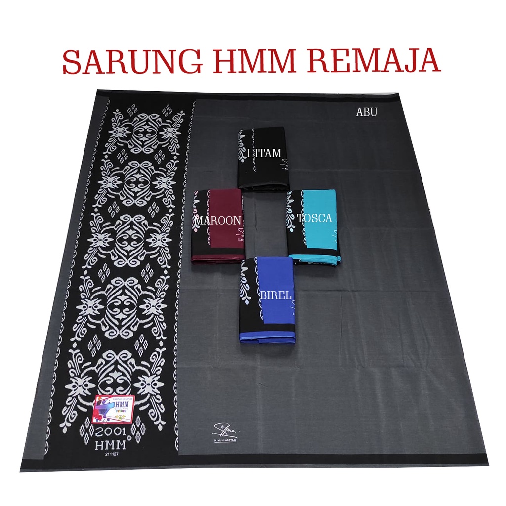 SARUNG HMM  POLOS REMAJA /SARUNG ANAK