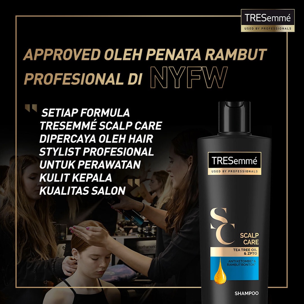 ★ BB ★  Tresemme Scalp Care Shampoo 340ml - Shampo Anti Ketombe Dan Rontok