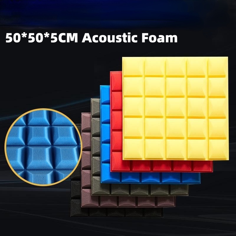 Busa Spons Akustik Penyerap Suara Motif Berlian Ukuran 50x50 X 5CM