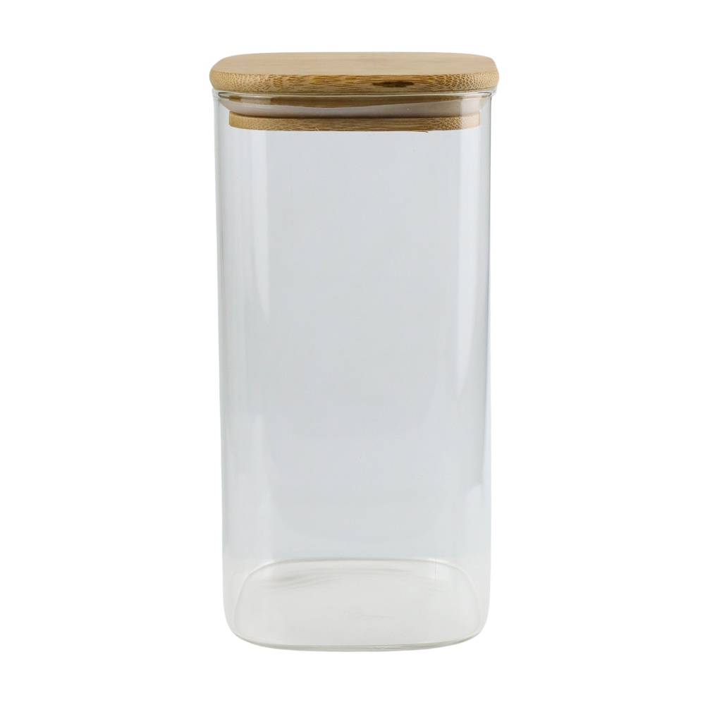 GS8i hochan toples kaca penyimpanan makanan glass storage jar 1600 ml - hc1019 - transparent Or-i