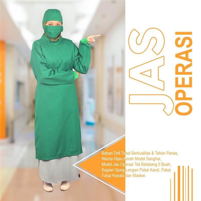 JAS OPERASI/JAS OPERASI PRO BAHAN ADEM NYAMAN DIPAKAI FREE PENUTUP MASKER