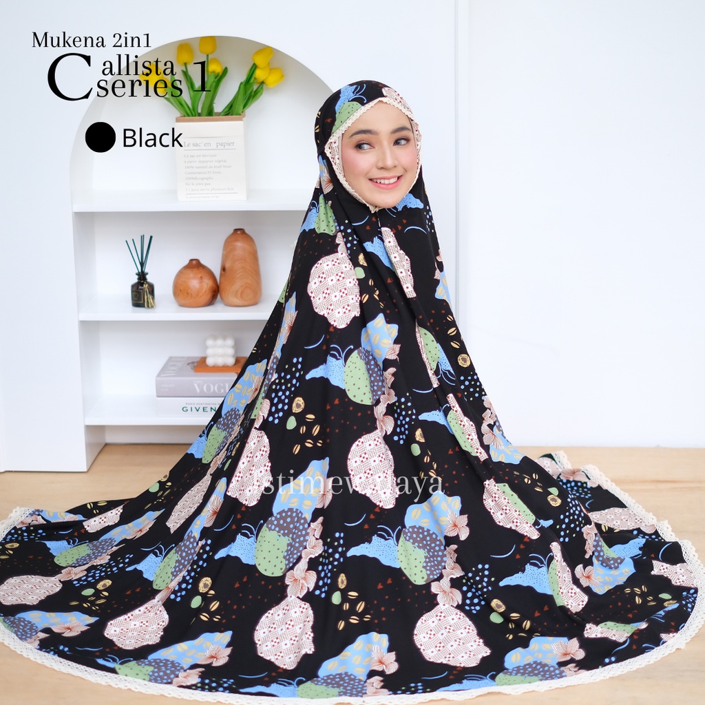 Mukena Bali Renda 2in1 Motif CALLISTA