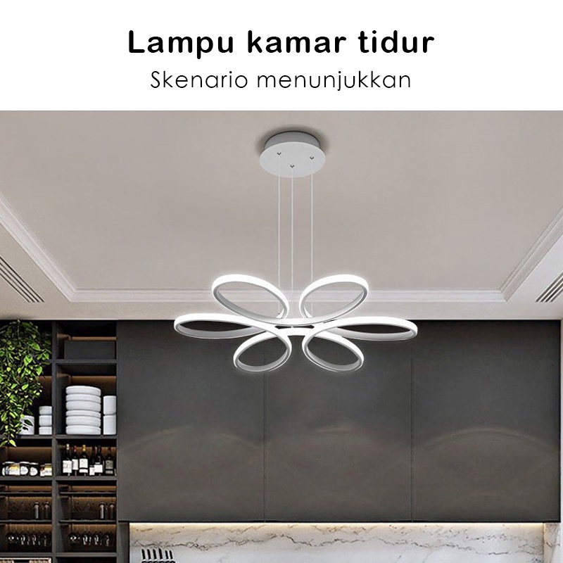 ⭐3 Warna LED &amp; Garansi⭐Lampu Gantung Minimalis Ruang Tamu 3 Warna LED Lampu Hias Plafon Koridor Rumah Koridor Kamar Tidur Ruang Makan Ruang Tamu