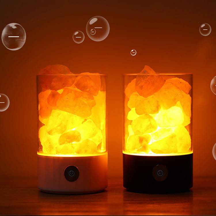 (BOW) Lampu LED Lampu Hias Garam Himalaya Crystal Salt Lamp25BN25