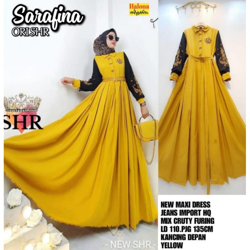 READY GAMIS ORI SHR/BAJU SHR TERBARUDAHLIA MAXY SARAFINA